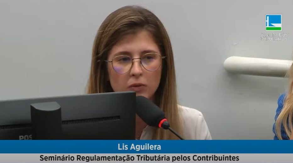 Lis Aguileira na Câmara dos Deputados